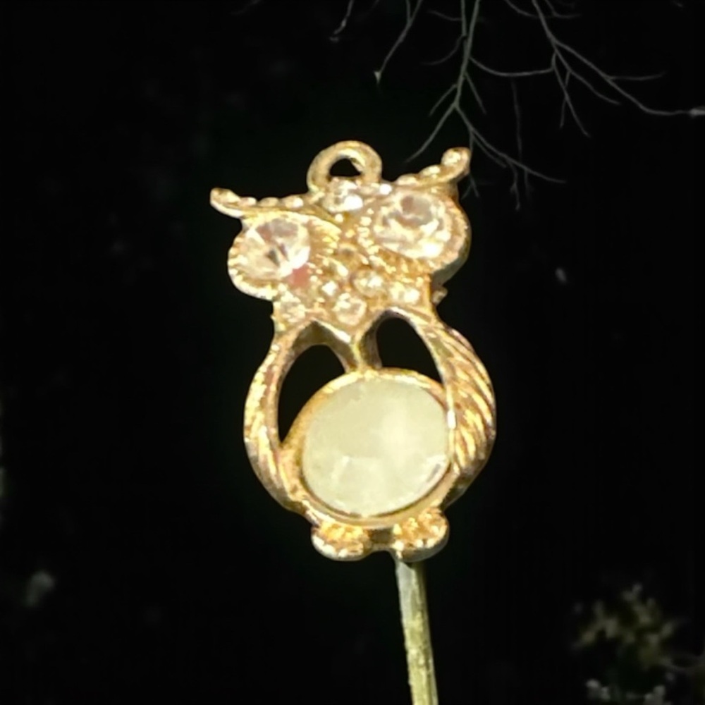 Gold Owl Pendant